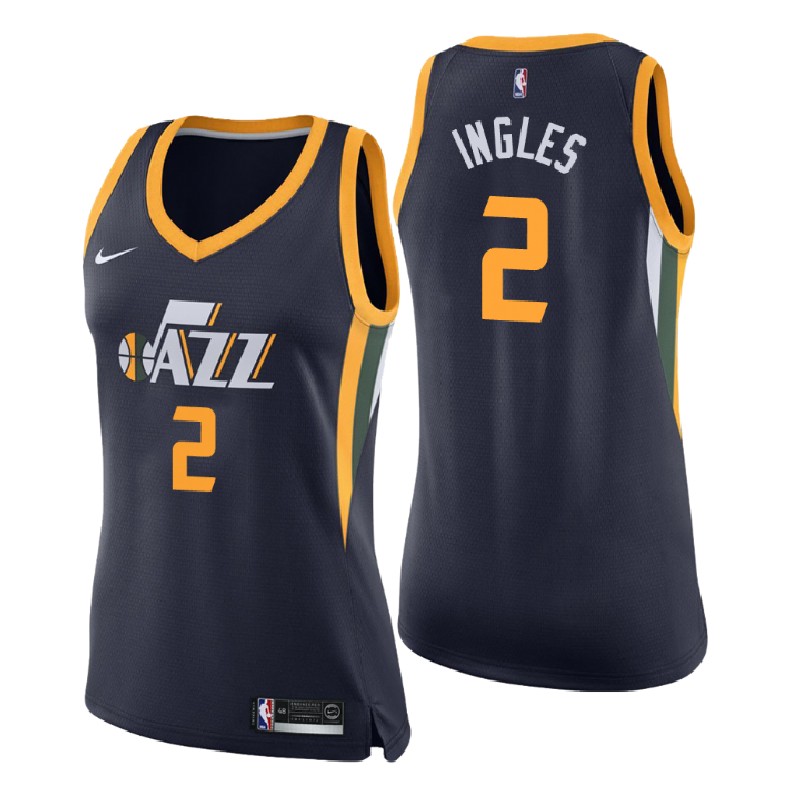 Joe Ingles Utah Jazz #2 Navy Youth 8-20 Icon Edition Swingman Jersey