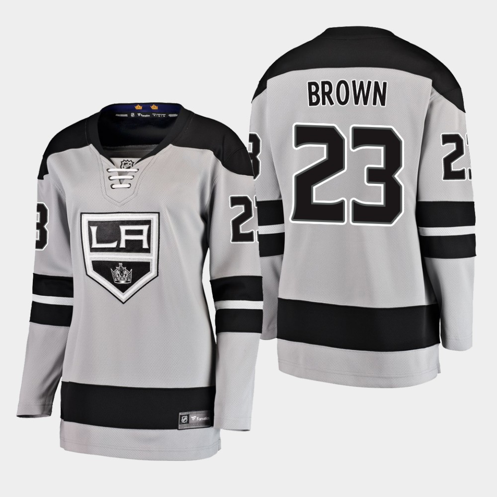 Los Angeles Kings Dustin Brown 23 Home 2022 Stanley Cup Playoffs Breakaway  Men Jersey - Black - Bluefink